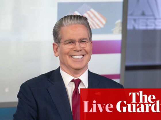 US treasury secretary Scott Bessent calls for half-point interest rate cut at next Fed meeting – business live | Business
