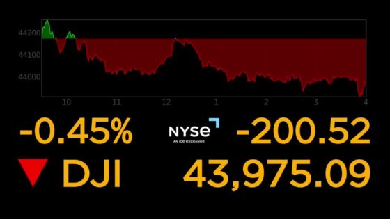 Wall Street ends down, inflation data, China trade in focus
