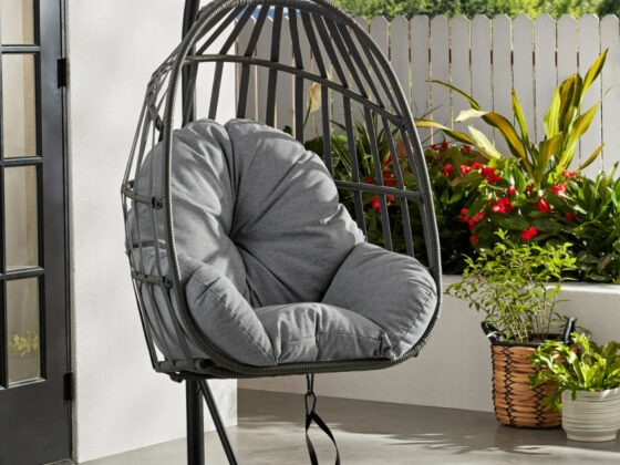 Walmart has a 7 hanging chair on sale for 7, and shoppers say it's 'perfect'