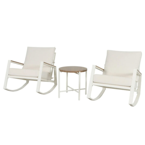 Walmart is selling a 'sturdy' 3-piece rocking chair set for 7, and reviews say it's 'surprisingly comfortable'