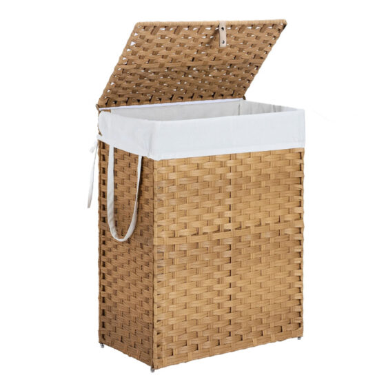 Walmart is selling a 'sturdy' and 'attractive'  foldable rattan laundry basket for only 