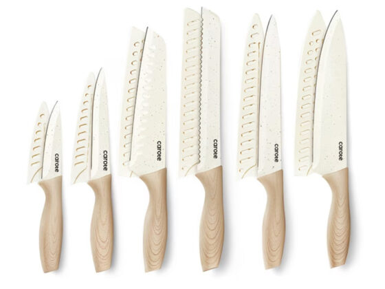Walmart is selling a 'super sharp' 12-piece ceramic knife set for just 