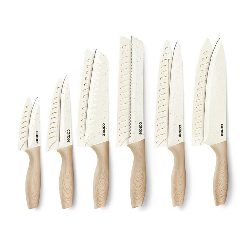 Walmart is selling a 'super sharp' 12-piece ceramic knife set for just $16