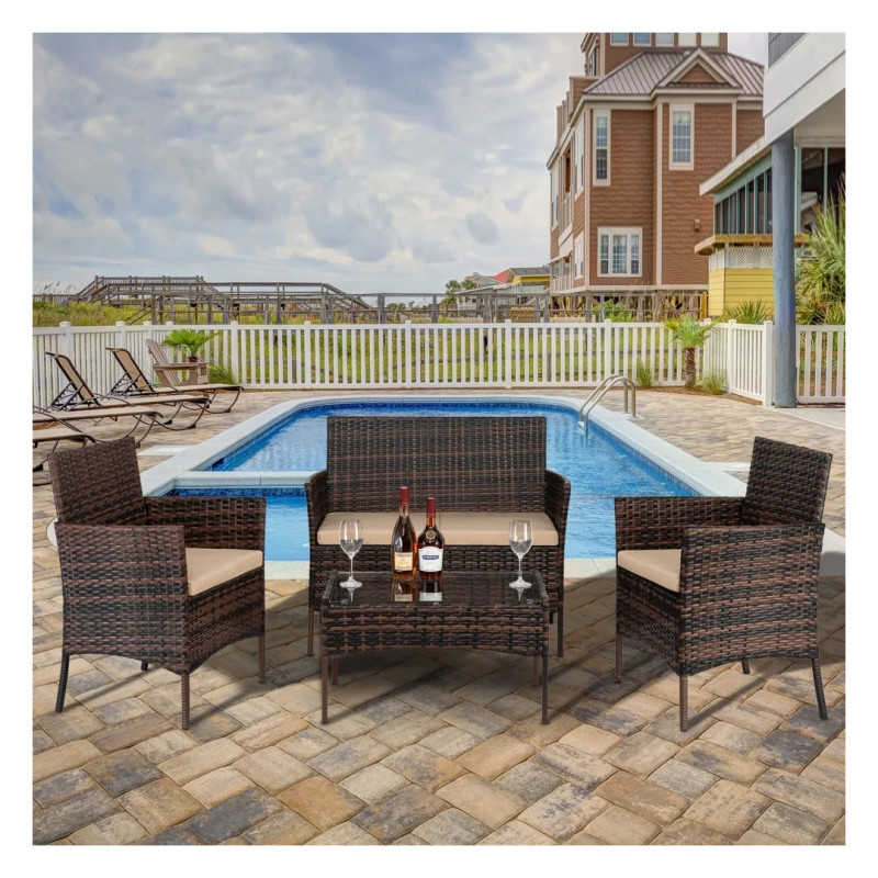 Walmart is selling a 'versatile' $800 patio set for only $109, and buyers say it's 'very cute and comfortable'