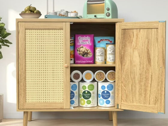 Walmart is selling a 9 storage cabinet for  that's 'super cute' and 'spacious'