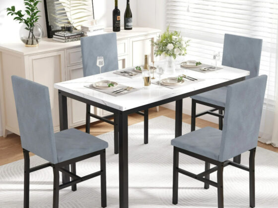 Walmart is selling a 5-piece dining table set for only 0 that's 'just the right size' for small spaces