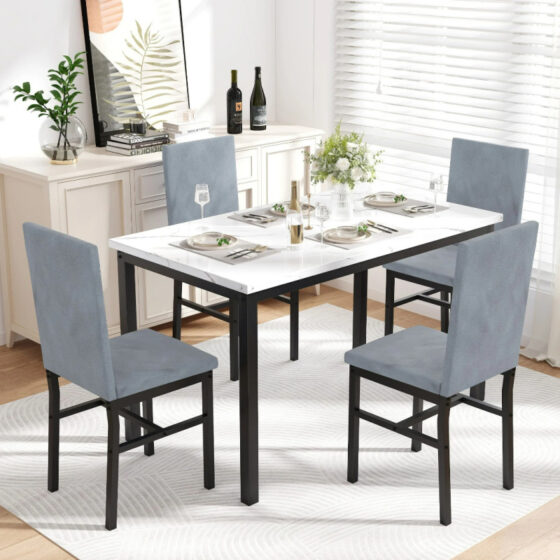 Walmart is selling a 5-piece dining table set for only 0 that's 'just the right size' for small spaces