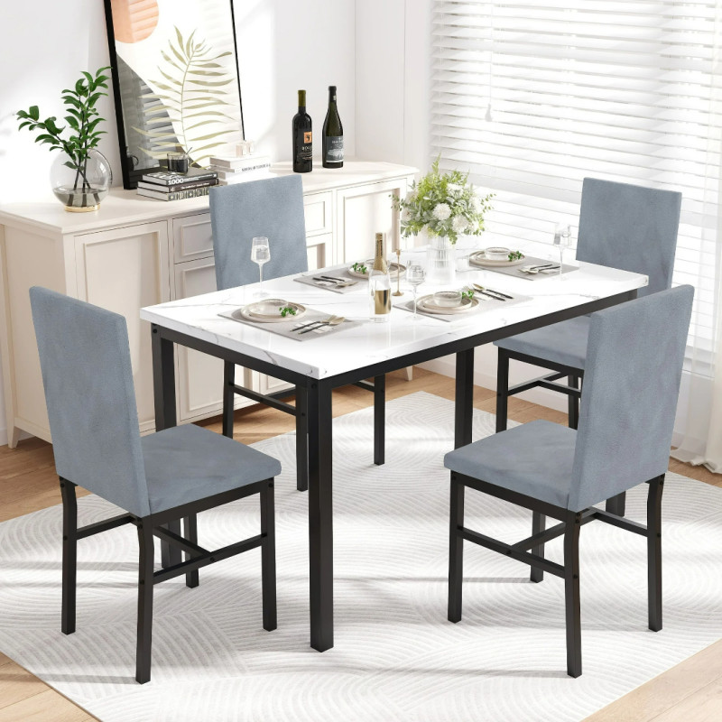 Walmart is selling a 5-piece dining table set for only $170 that's 'just the right size' for small spaces