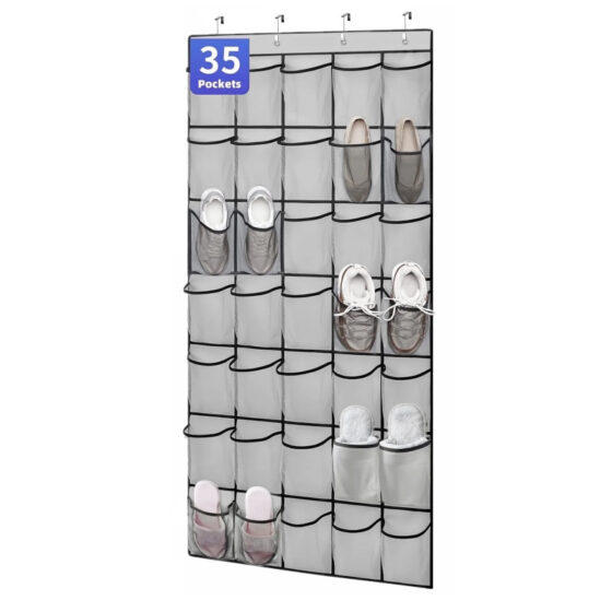 Walmart is selling an over-the-door shoe organizer for just , and shoppers say their shoes 'fit perfectly'