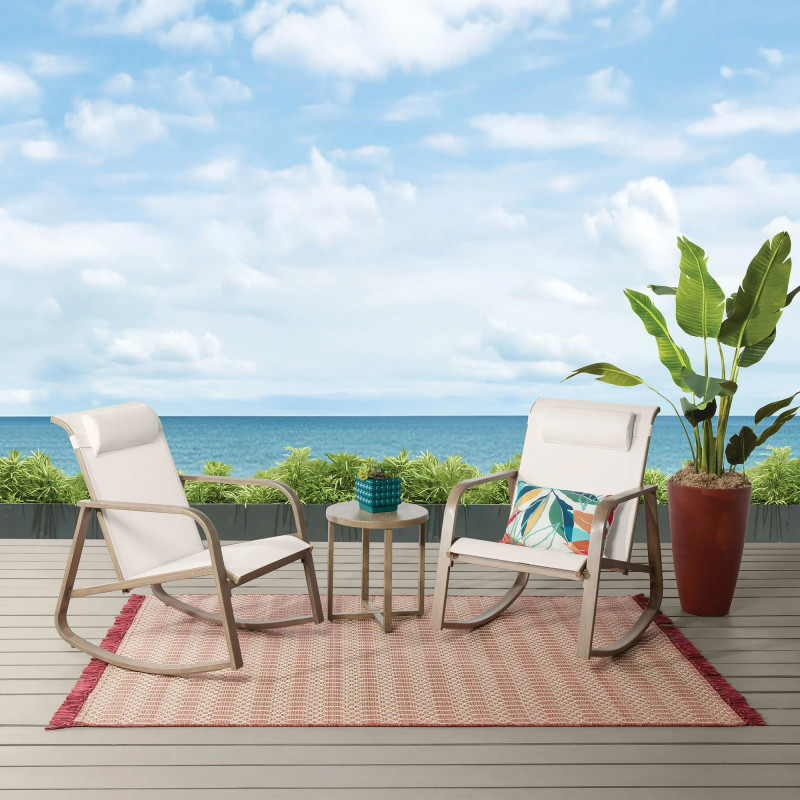 Walmart's bestselling $197 rocking chair patio set is on sale for $97, and it's 'so comfortable'