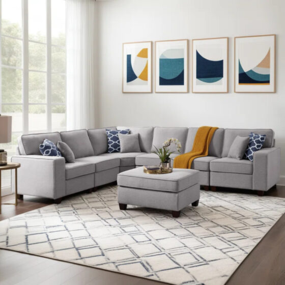Wayfair is selling a ,630 modular sectional sofa for 0 that's spacious and versatile