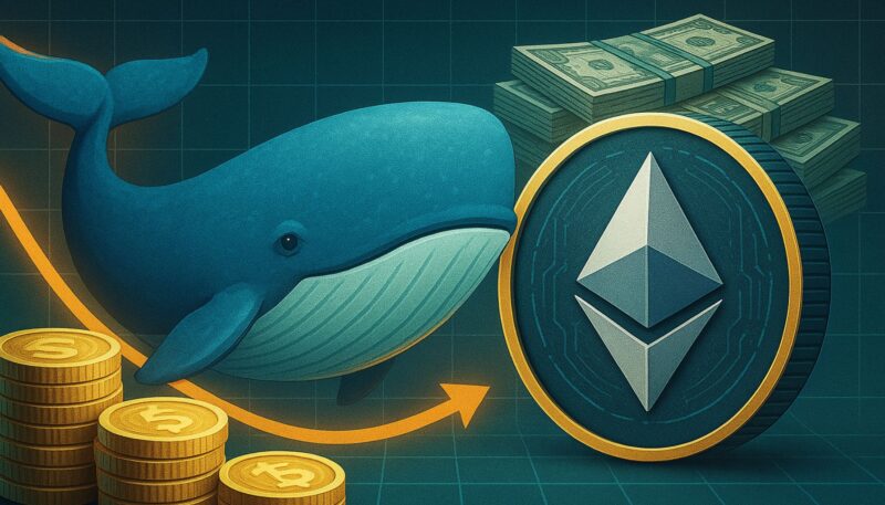 Whale Adds 5-M Ethereum As Institutional Demand Drives Market