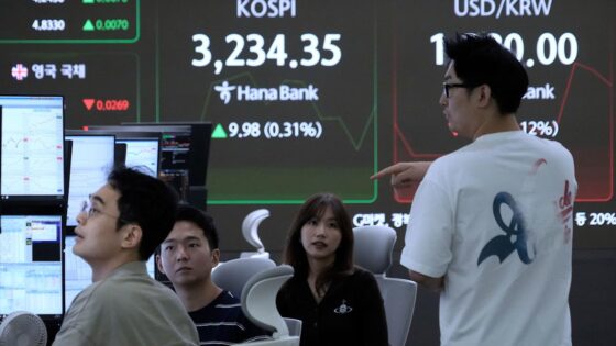 World shares mixed ahead of meeting between Trump and Putin