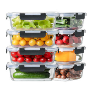 Amazon is selling a 'high-quality' and 'durable'  8-pack glass food container set for 