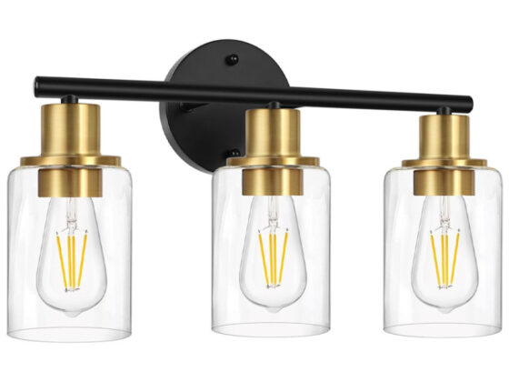 Amazon is selling a 'stylish'  3-light fixture for only , and customers say it's 'easy to install'