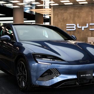 BYD’s shares slide after steep fall in quarterly profit