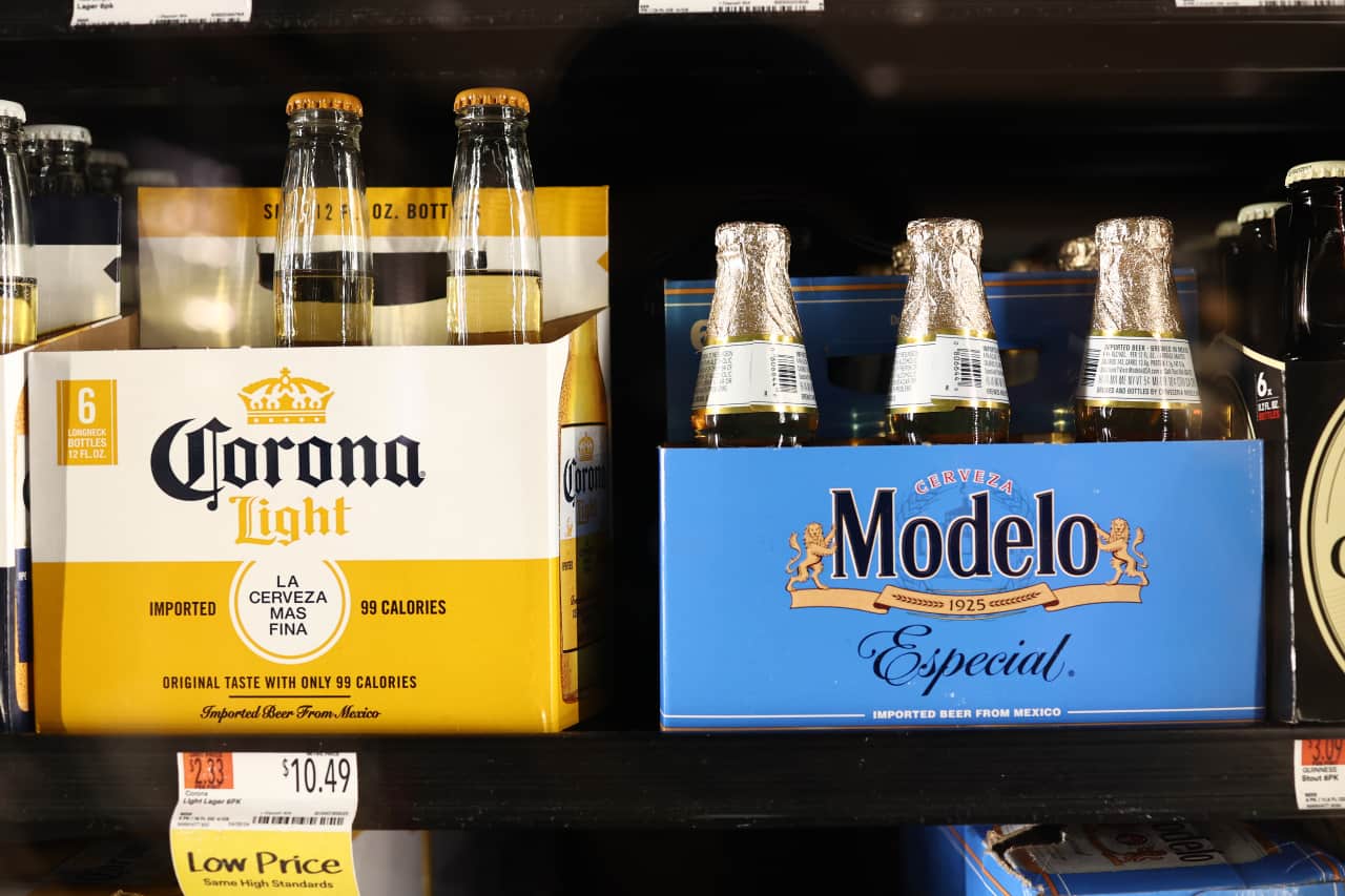 Beer sales have dropped off. Modelo and Corona parent’s stock dives to a 5-year low.