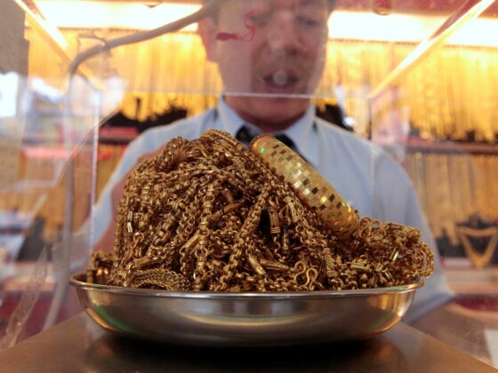 Gold climbs to new record high as wars and inflation fears drive haven demand