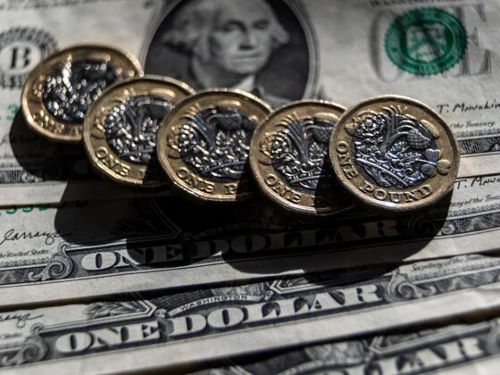 Pound hits two-month high as UK wage growth remains ‘stubbornly high’