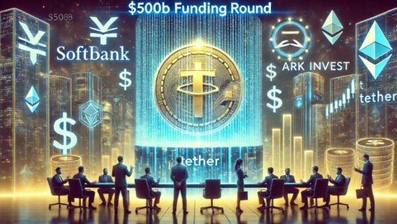 SoftBank, Ark Invest Among Potential Investors In Tether’s  Billion Funding Round