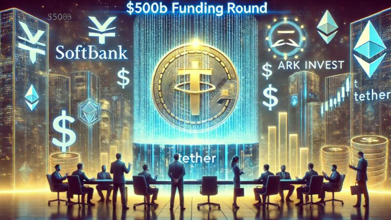 SoftBank, Ark Invest Among Potential Investors In Tether’s  Billion Funding Round