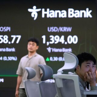 Stocks rise amid global bond sell-off while gold hits fresh highs