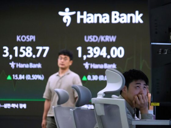Stocks rise amid global bond sell-off while gold hits fresh highs
