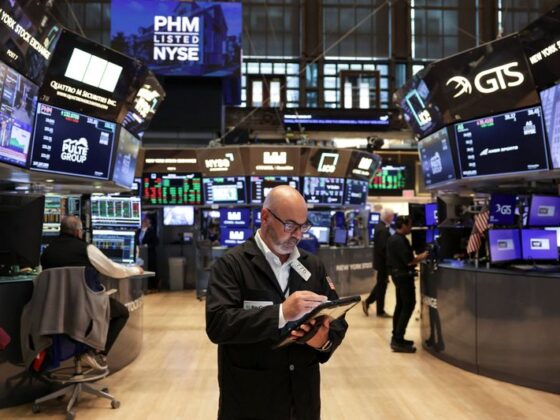 Wall St indexes open mixed after jobs data; Salesforce falls