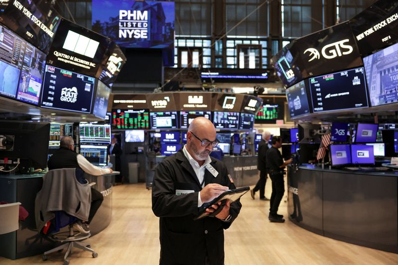 Wall St indexes open mixed after jobs data; Salesforce falls