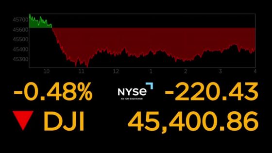 Wall Street ends down slightly after weak jobs data