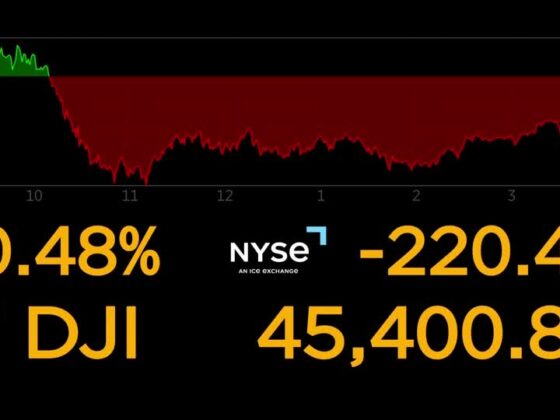 Wall Street ends down slightly after weak jobs data