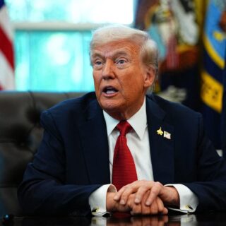 Stocks mixed as Donald Trump announces new 25% large truck tariff